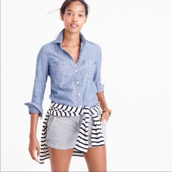 J. Crew Gray Chino Shorts - Picture 5 of 6